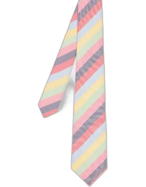 Multistripe Silk Tie