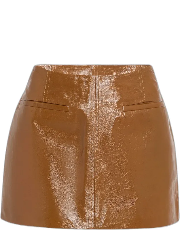 Leather Mini Skirt