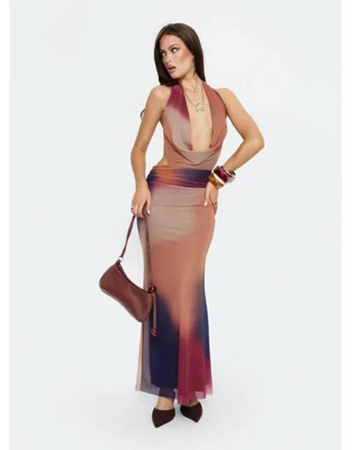 Tigress Halter Maxi Dress