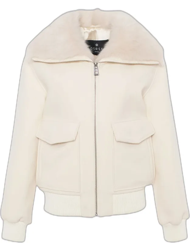 Jacket With Shearling Collar