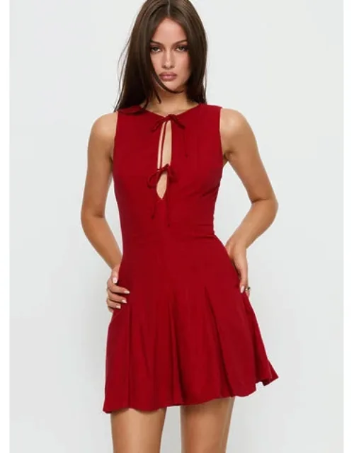 Aeryn Tie Front Mini Dress