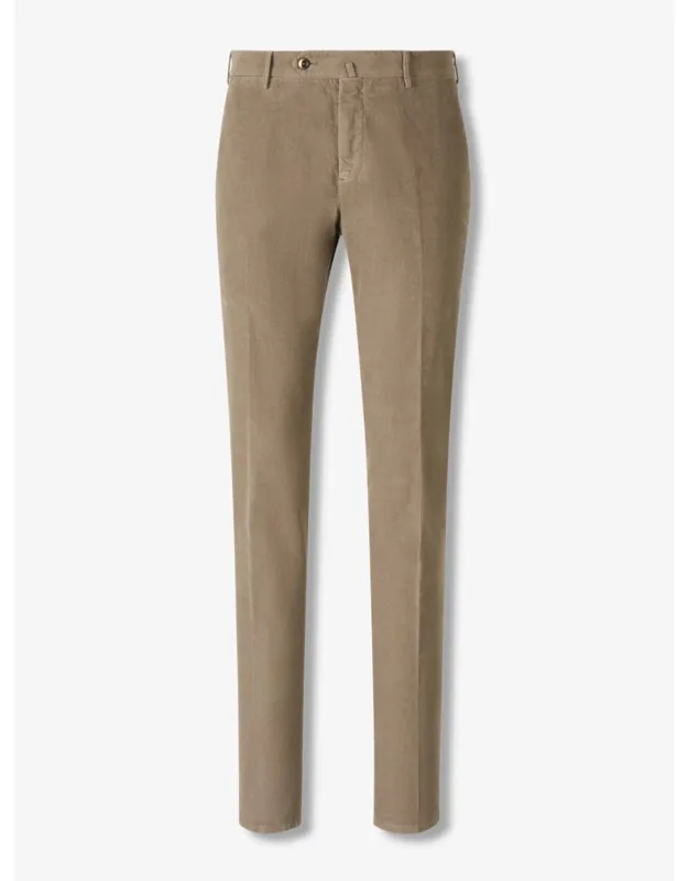 Cotton Micro-corduroy Trousers