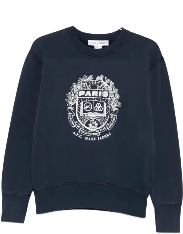 A. P.c. Sweater, Shrunken Fit Crewneck