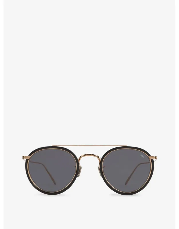 Eyevan Round Sunglasses With Double Bridge And 100% Uv Protection
