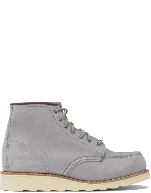 6'' Moc Toe Lace-up Ankle Boots