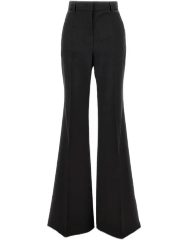 Flared Trousers With Side Pockets