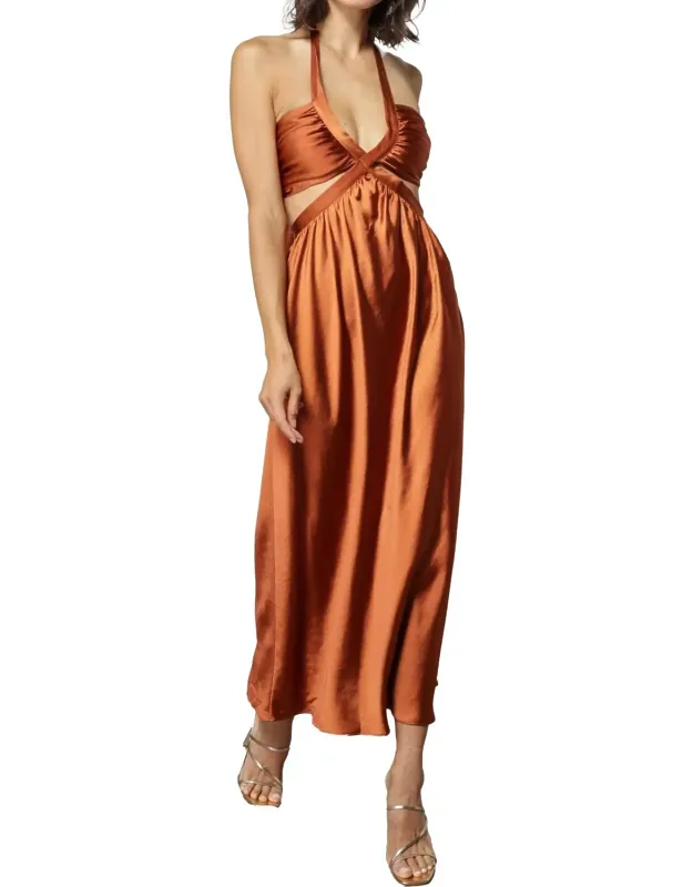 Cut Out Midi Dress