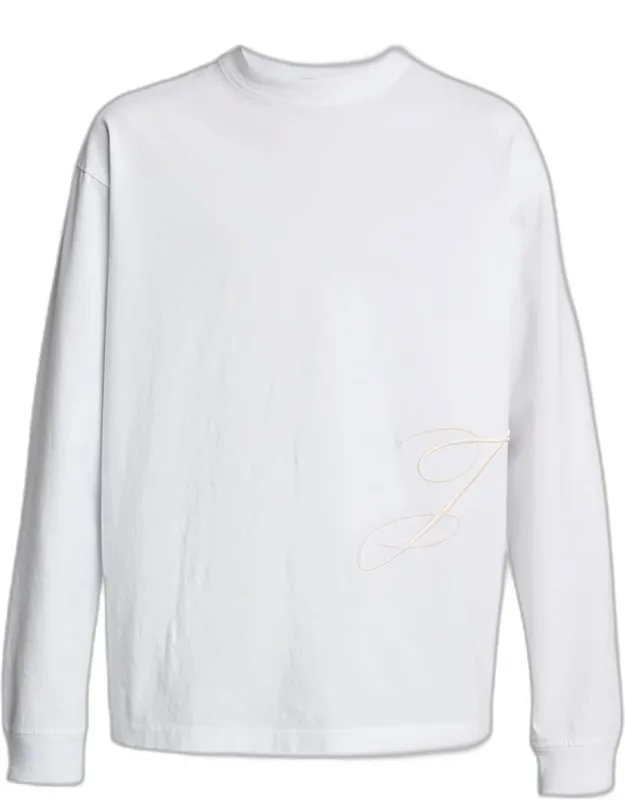 Embroidered Long-sleeve T-shirt
