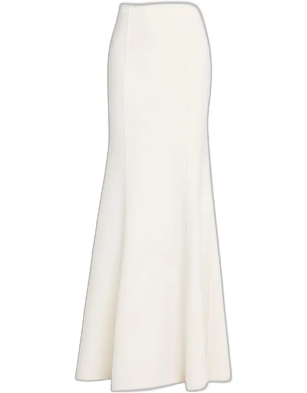 Fishtail Wool Skirt