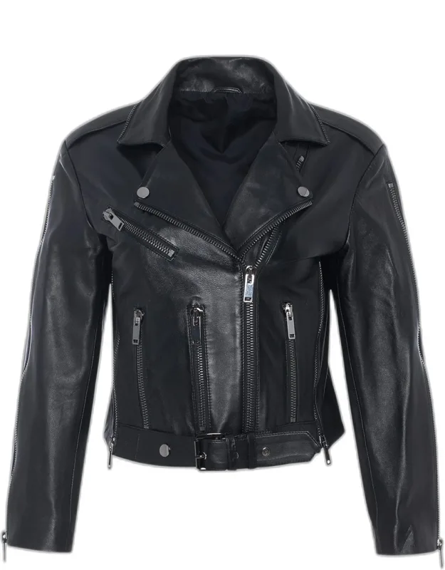 Leather Moto Jacket