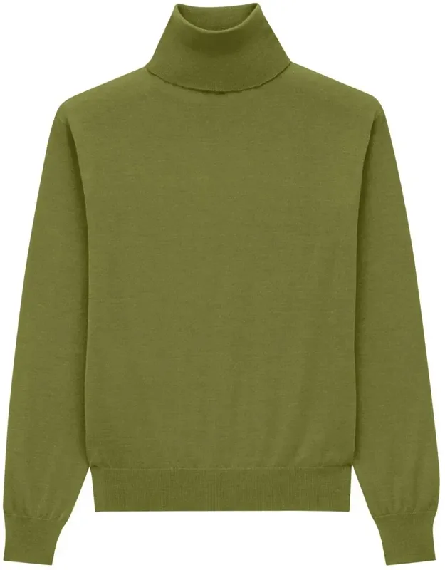 Turtleneck Pullover In Cashmere, Wool, And Silk