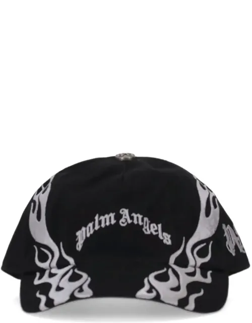 Curved Logo Flames Cap