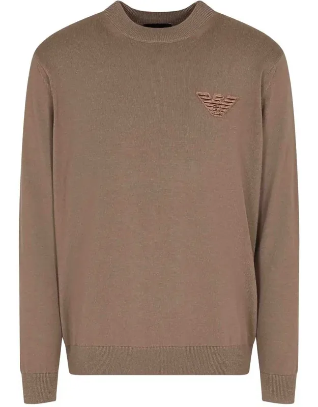Sweater Ribbed Crewneck Long Sleeves