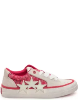 Sneakers Lace-up Front Flat Rubber Sole
