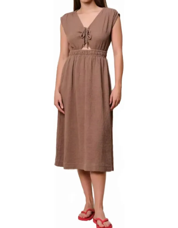 Midi Ruched Dress