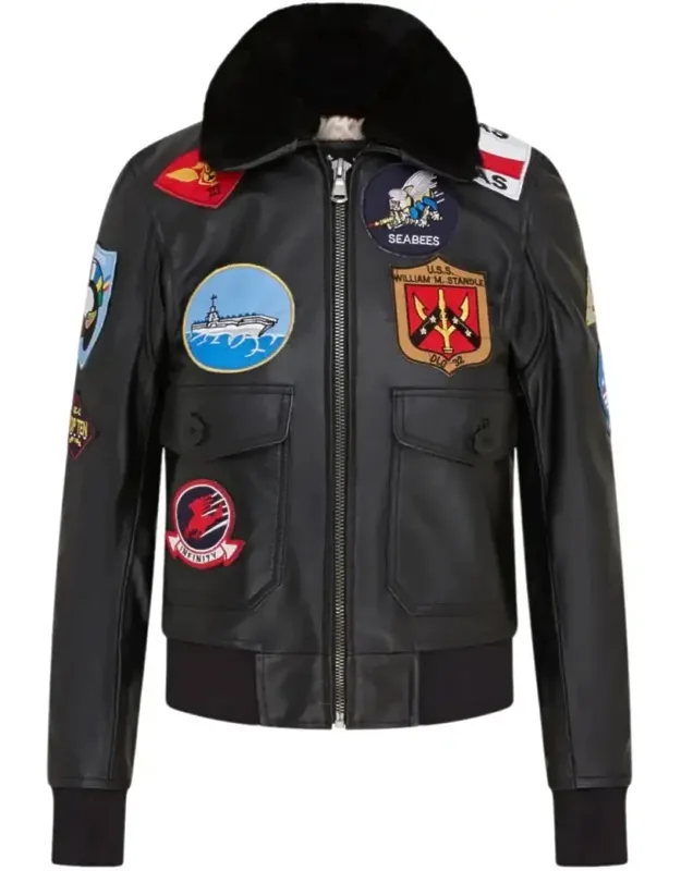 Leather Air Force A2 Flight Bomber Jacket