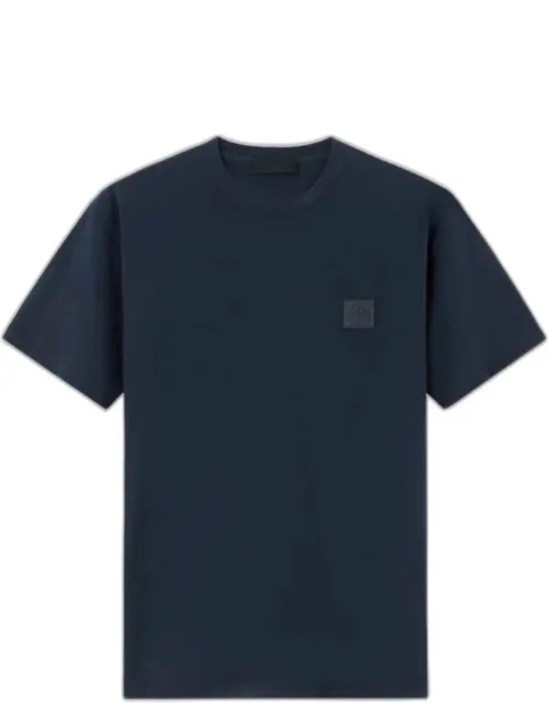 T-shirt With Distinctive Embroidered Logo