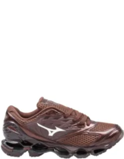 Synthetic Fabric And Leather Running Sneakers
