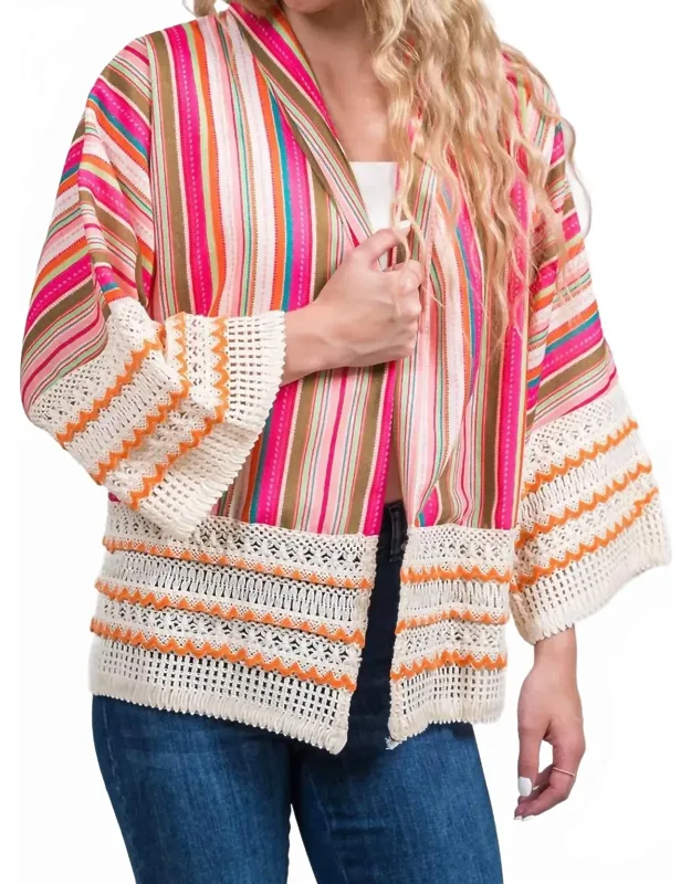 Crochet Detail Jacket