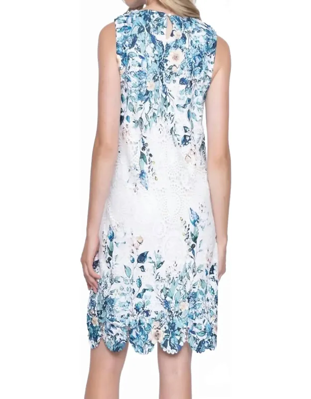 Floral Knit Lace Dress