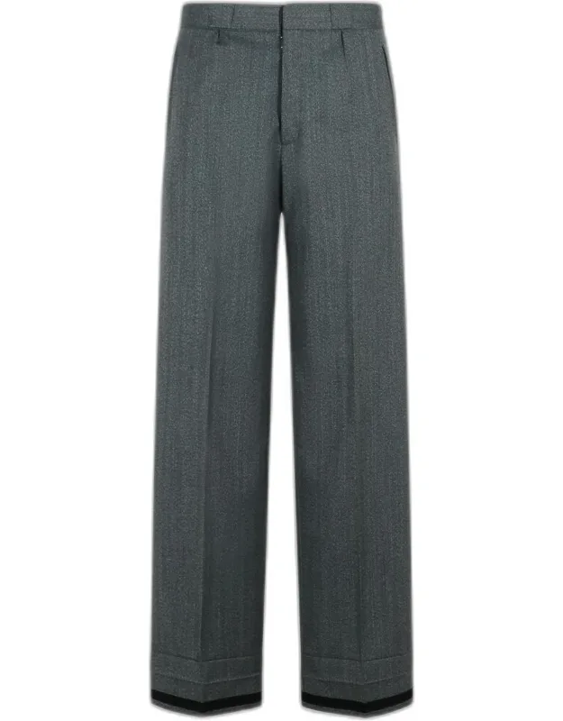 Wool Blend Trousers