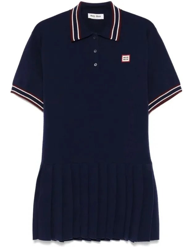 Logo-patch Mini Dress
