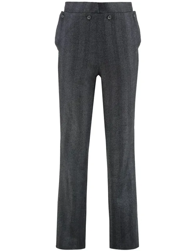 Striped Pattern Trousers