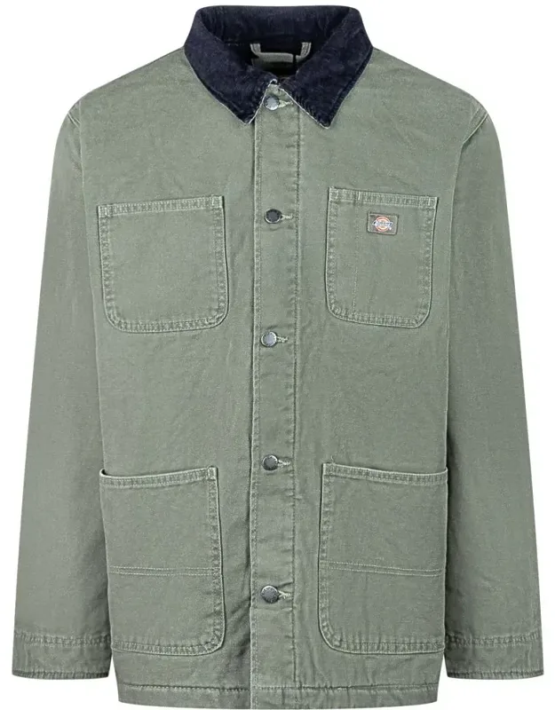 Jacket With Contrast Collar