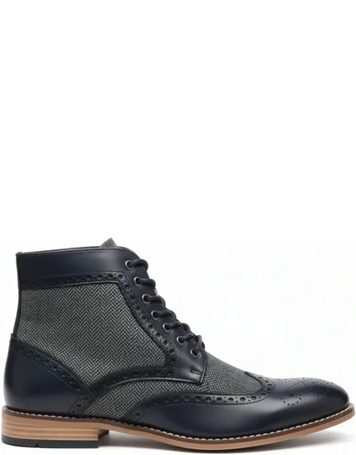Wingtip Brogue Ankle Boots