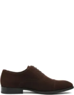 Faux Suede Lace-up Classic Formal Oxford Shoes