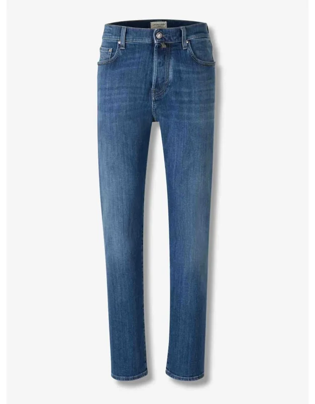 Jacob Cohen Straight Jeans With Mid-rise Waist And Relaxed Fit