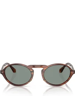 Giorgio Armani Sunglasses Oval Striped
