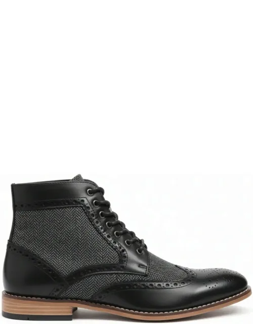 Wingtip Brogue Ankle Boots