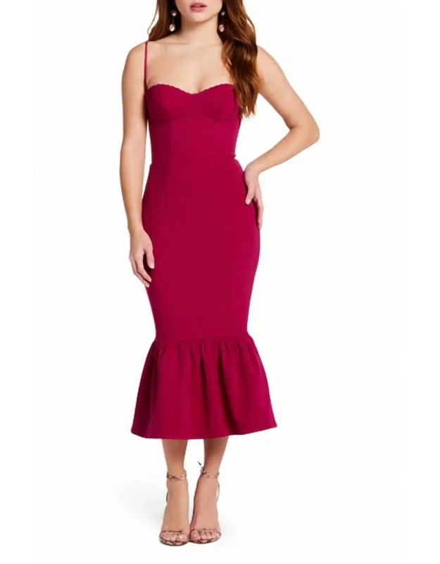 Soraya Trumpet Midi Dress