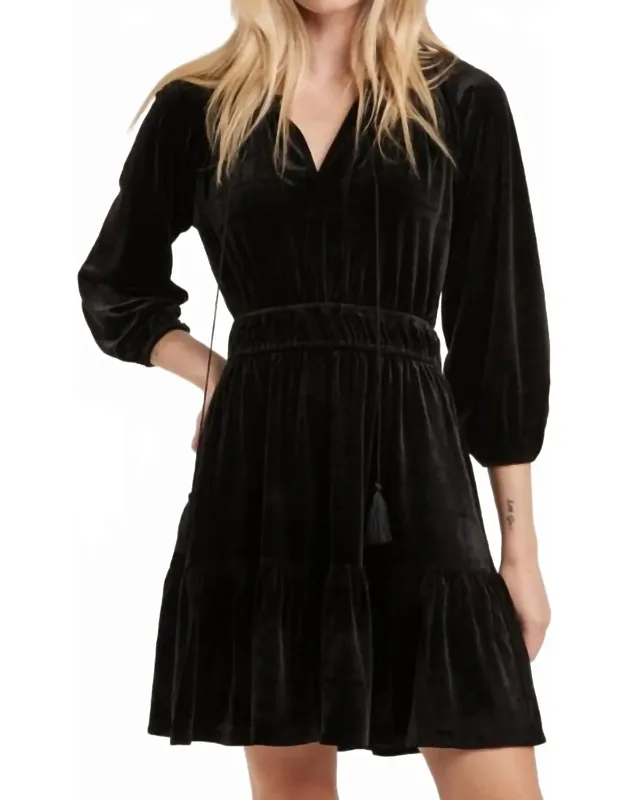 Gillian Velvet Mini Dress