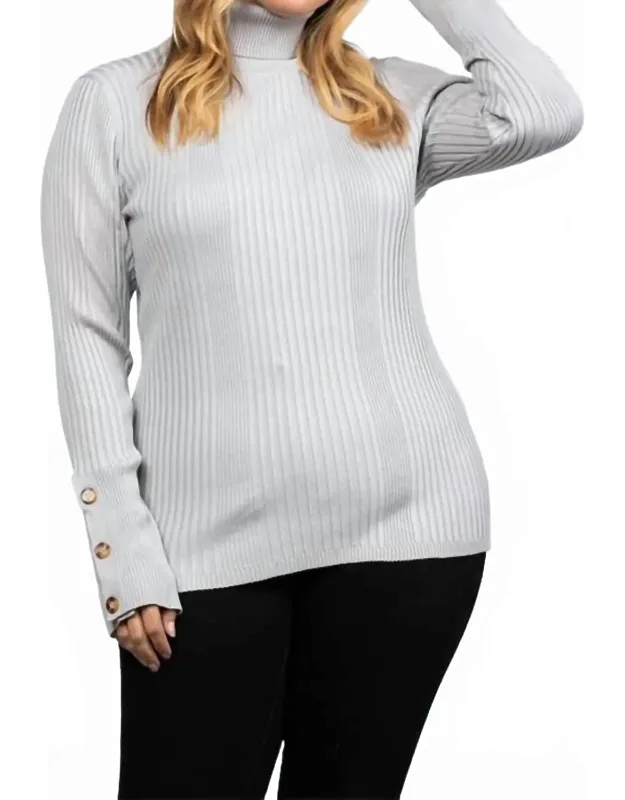 Rib Stitch Pullover Sweater