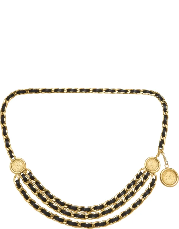 Leather Chain Belt