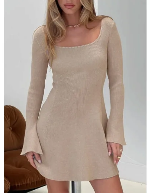 Mariel Long Sleeve Knit Mini Dress