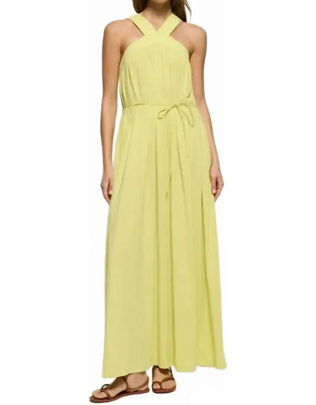 Brielle Halter Maxi Dress