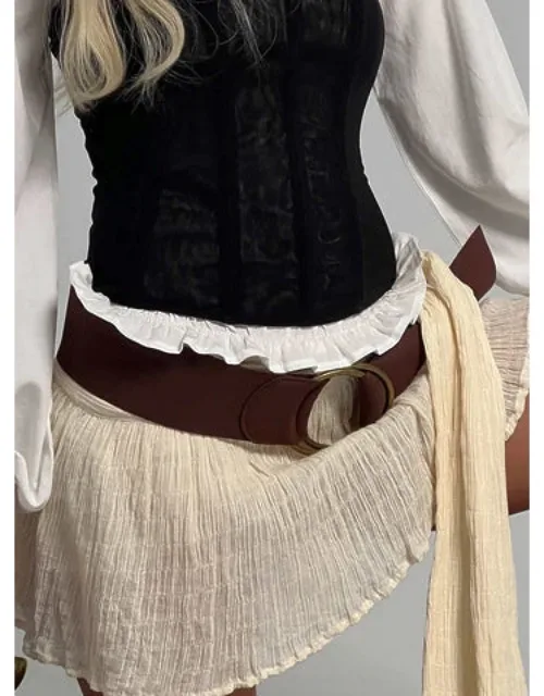Amberlyn Faux Suede Belt