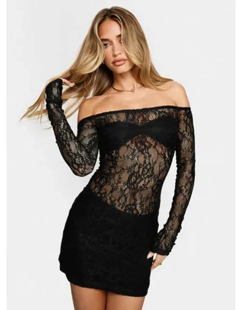 Annora Long Sleeve Lace Mini Dress