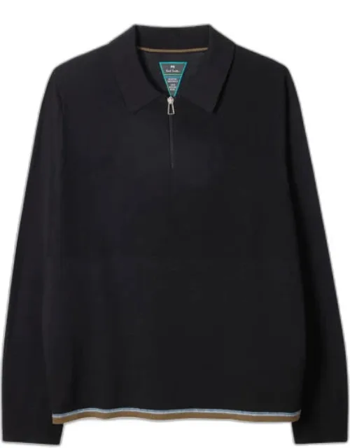 Washable Merino-wool Polo Shirt