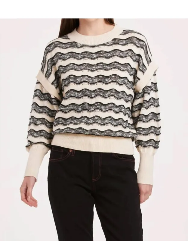 Wavy Stripe Sweater
