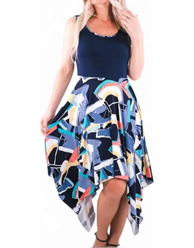 Asymmetrical Sleeveless Dress