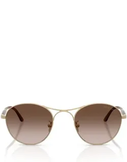 Sunglasses Rounded Gold