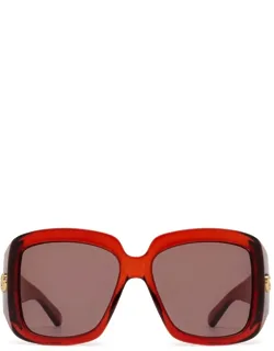 Gucci Eyewear Sunglasses Gg1402s 003 Red Acetate Italy