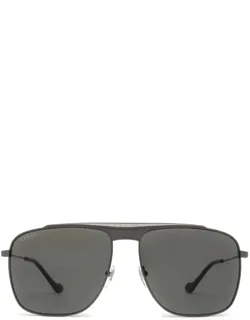 Gucci Eyewear Sunglasses Gg0909s Silver Metal Italy