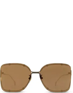 Gucci Eyewear Sunglasses Gg1713sa 003 Gold Metal Italy