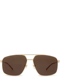 Gucci Eyewear Sunglasses Aviator Gold Gg1676s 002