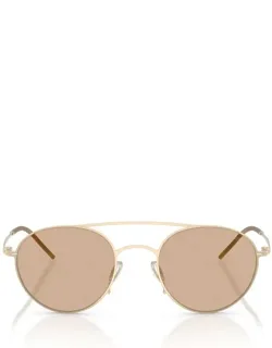 Giorgio Armani Sunglasses Ar6169 300263 Matte Pale Gold Metal Italy